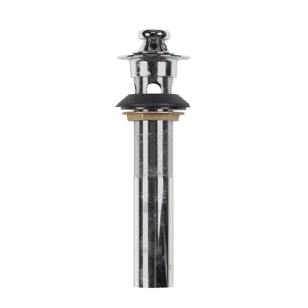 B&K 1-1/4 in. Chrome Brass Lift Plug and Drain
